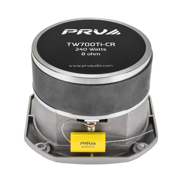 Main product image for PRV Audio TW700Ti-CR High Power Titanium Bullet Tweeter Chrome 8 Ohm294-2943